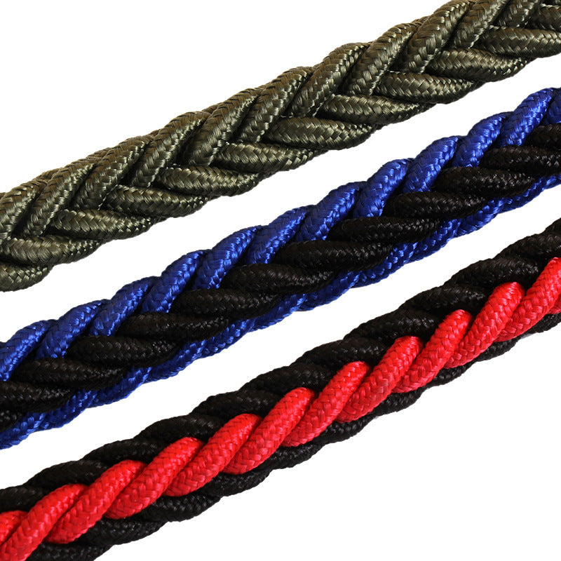 vancityDOG´s - Halsband mit Leine Gepflochten